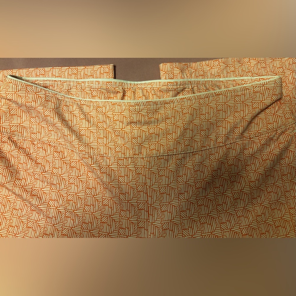 Fairway & Greene Orange Patterned Golf pants.